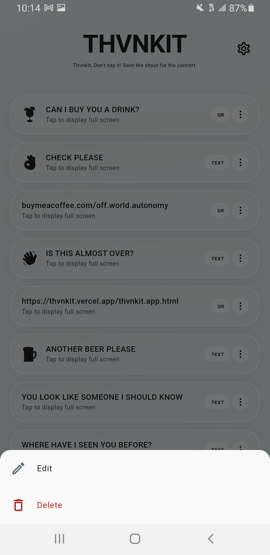 App Screen