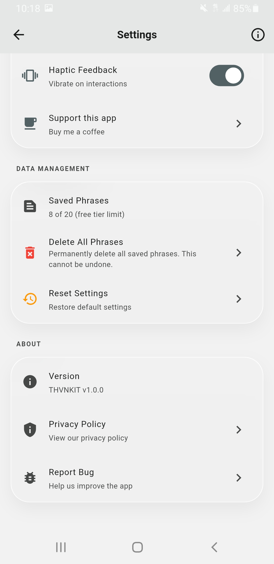 App Screen
